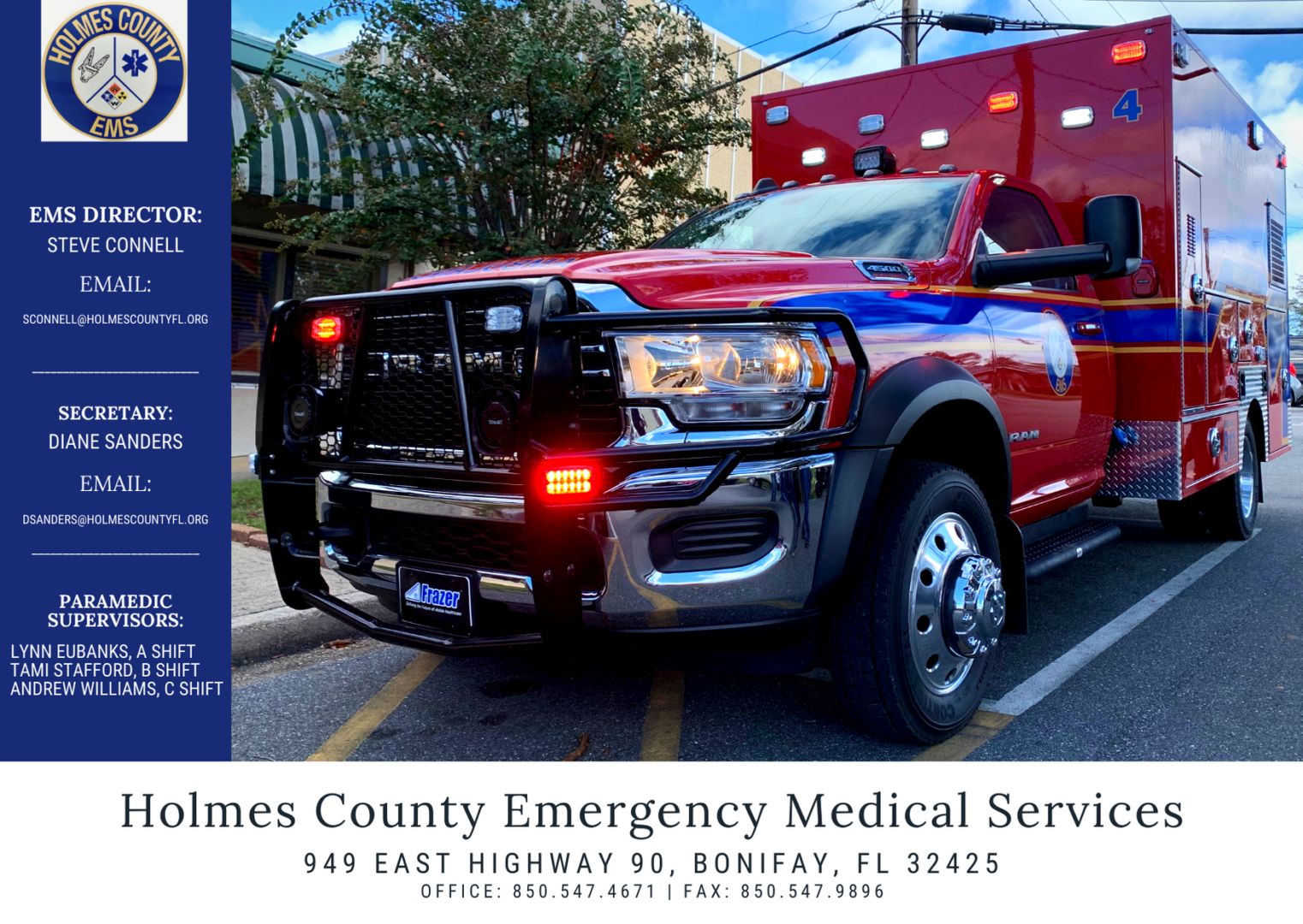 Emergency Medical Services – Holmes County Board of County Commissioners